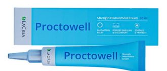 Κρέμα αιμορροΐδων Proctowell